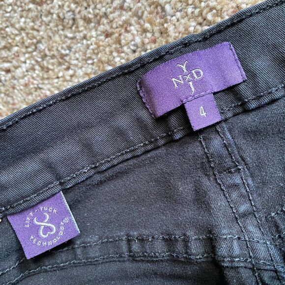 NYDJ Not Your Daughters Jeans Black Womens Size 4 Lift Tuck Technology - Picture 6 of 8